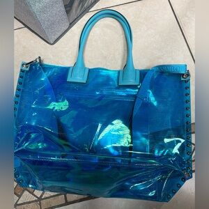 Christian Louboutin Cabalou Perforated PVC Tote Bag